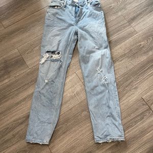 Abercrombie & Fitch 90’s curve love high rise straight jeans